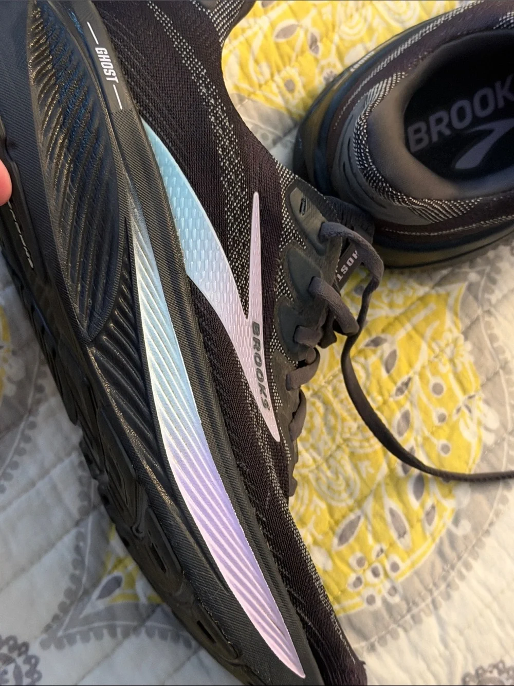 Brooks Women’s Ghost Running Shoes - Dark Gray with Light Gray Accents